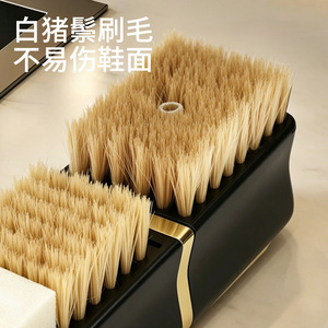Maximilian Shoe <b>Brush</b> With Liquid Dispenser 3 In 1 For Sports Leather <b>Suede</b> Shoes - Product Image 2