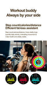 Jam Tangan Wanita OEM 2026 ET491 dengan Fitur Fashion, Panggilan SOS BT, Deteksi Detak Jantung, Tekanan Darah, dan Jawaban Cerdas AI, Perangkat yang Dapat Dipakai - Product Image 3