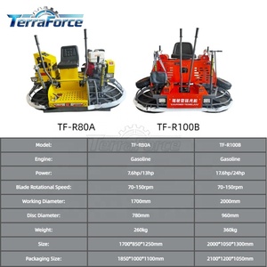 Ruote di <span class=keywords><strong>traino</strong></span> per la riposizionamento rapido TF-R80A Livellatrice per calcestruzzo Lifan da 800 mm per lavori di levigatura di pavimenti in più luoghi - Product Image 6