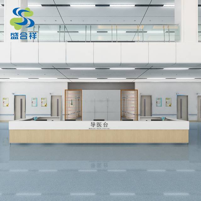 Modular Metal Nursing Station Ergonomic Design Acrylic Solid Surface Counter 3-Drawer Mobile Cabinet for Hospital & Bedroom Use