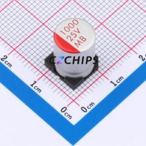 Condensateur solide SMD 1020251013TR, D10xL13mm (Capacité : 1000uF) (Tension nominale : 25V) - Product Image 1