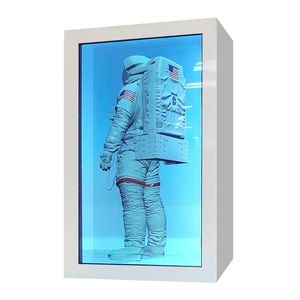 Kabinet layar sentuh kaca transparan 86 inci dengan Panel 4K untuk museum, toko ritel, pameran dan tampilan Digital untuk manusia - Product Image 1
