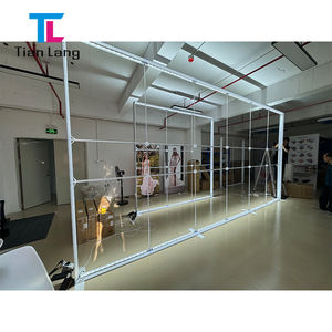 กล่องไฟแบบตั้งได้3x3สำหรับจัดแสดงนิทรรศการแสดงบนผนังแผ่นไม้ระแนง - Product Image 6