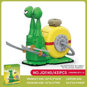 1144-47 Juguetes de plástico DIY: Teléfono de juguete, Adornos de gusanos, Bloques de construcción, Juguetes de ensamblaje para niños, Regalos transfronterizos - Product Image 6