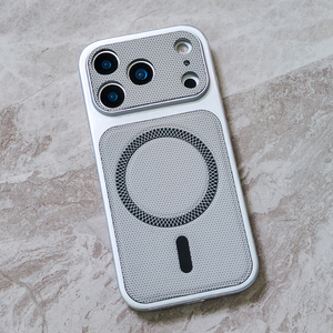 เคสสำหรับ iPhone 17 Pro Max แบบสองในหนึ่ง  หนังแท้  ลายพ่นสี  แม่เหล็ก  สำหรับโทรศัพท์มือถือ - Product Image 2