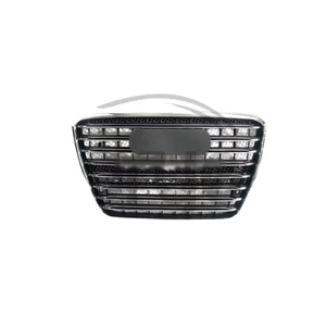 Sports Style Front Grill Black Chrome ABS Auto Grille for audi <strong>A8</strong> 2012-2015 Fog Lamp Car Spare <strong>Parts</strong> Tuning - Product Image 1