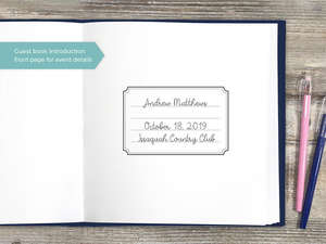 Foglie di tè verde forniture funebri registro commemorativo libro funebre Guest Book per il servizio funebre - Product Image 5