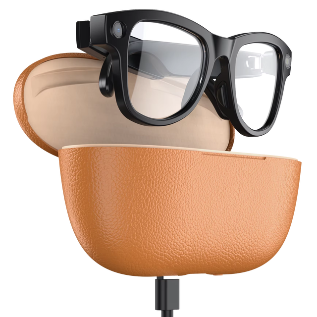 2026 AI ChatGPT with Charging Case Photography and Video Recording Music and Call Real-time Translation Smart Glasses