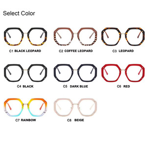 Chống ánh sáng màu xanh kính đa giác Thiết kế kính thời trang và bán chạy nhất đa giác Gọng kính - Product Image 3