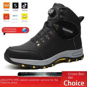 Sepatu bot keselamatan untuk pria dan wanita, sepatu bot Safety kerja ujung baja, SEPATU industri untuk musim gugur - Product Image 5