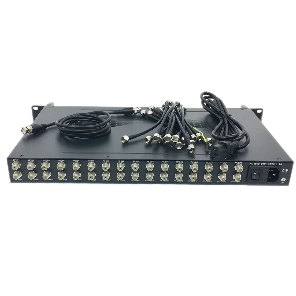 YT-3508B-8 receptor de satélite Ip de 8 puertos, entrada de salida para sintonizador de sistema IPTV a puerta de enlace IP