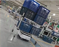 Robot AGV de type élévateur L150, capacité de levage de 150 kg, levage de 5 cm, navigation autonome, charge automatique, contrôlé par application, pour le transfert de marchandises en entrepôt et en usine