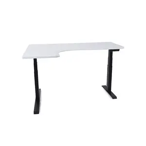 Factory Outlet 2 Legs Three Stages High Power Motor Adjustable Height I Shape Standing Gaming Working Desk