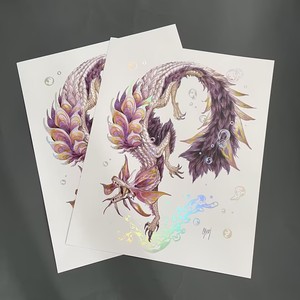 Carta Artistica Personalizzata Formato A4 con Stampa a Caldo di Lusso, Carta Decorativa Grande con Stampa Artistica Personalizzata a Pagina Intera - Product Image 4