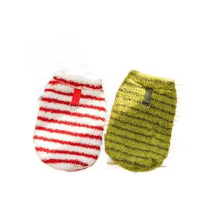 Vêtements pour animaux de compagnie en polaire épaisse en polyester, adaptés à l'automne et à l'hiver, pour chats sans poils, rayés, pour Corgi, vêtements durables pour le Nouvel An - Product Image 5