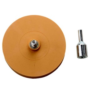 Pneumatic Adhesive Remover Wheel 4 Inch Rubber Gear Shaped For Car Glue Removal - Product Image 1
