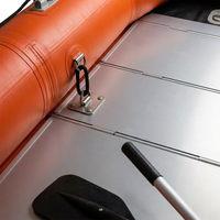 Bateau pneumatique certifié CE pour 6 personnes, fond rigide en aluminium, robuste, PVC 1,2 mm, bateau de pêche, yacht, navigation sur lac, stable