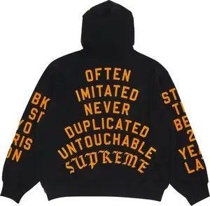 Großhandel individuelles Logo OEM & ODM 100 % Baumwolle französisches Terry Pullover Hoodies Seidenbilddruck Mode Pullover Hoodie für Herren