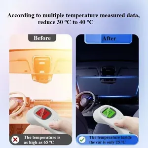 Pare-<span class=keywords><strong>soleil</strong></span> avant de voiture RTS TMST Y0139, bloque les rayons du <span class=keywords><strong>soleil</strong></span>, réflecteur, visière, couverture pliable, parasol 100% polyester pour Avita - Product Image 4