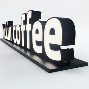 Personalizzabile 3D stereoscopico <span class=keywords><strong>LED</strong></span> segni di luce per la casa azienda Lobby Hotel decorazione centro commerciale lungoa - Product Image 3