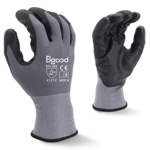 Gants de travail à prix abordable, en nylon et spandex, avec revêtement en nitrile sablé, haute dextérité pour travaux de précision - Product Image 1