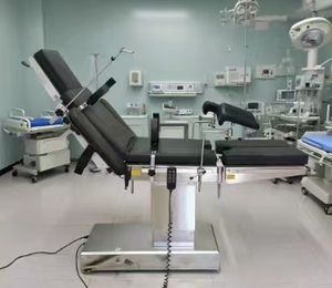 Table d'opération chirurgicale électrique <span class=keywords><strong>en</strong></span> métal avec options d'accessoires, source d'alimentation et adaptée aux blessures psychiques - Product Image 2