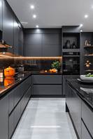Meuble sous-évier PRIMA pour cuisine, livraison gratuite, armoires en chêne blanc, échantillon d'armoires de cuisine américaines pour nouveaux appartements