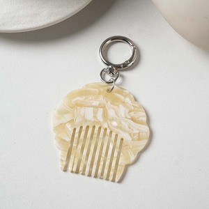 Mini Acetate Hair Comb Keychain Portable Pocket Hair Brush Key Ring Custom Logo Gift Accessories Wholesale - Product Image 6