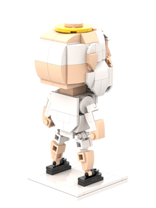 Figurine de blocs de construction personnalisée Légende du football, Écusson d'équipe, Ornement de bureau MOC, Faible MOQ, Cadeau commémoratif pour fans, Livraison rapide - Product Image 3