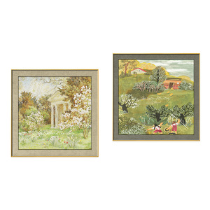 Hermosa decoración de la pared del hogar pinturas impresionistas hechas a mano de pueblos - Product Image 3