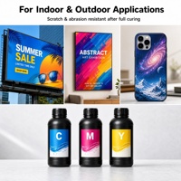 Tinta UV LED untuk Printer Digital Tinta Pengerasan UV Kecepatan Tinggi