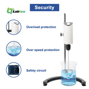 Máy khuấy trên cao LABTEX Mini kiểu analog, máy trộn điện trên cao 10L dùng trong phòng thí nghiệm với tốc độ điều chỉnh 100-2500 vòng/phút - Product Image 6