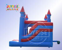 Château gonflable de qualité supérieure sur le thème Joyeux Anniversaire, en PVC écologique, pour usage commercial, taille personnalisée, combo château gonflable