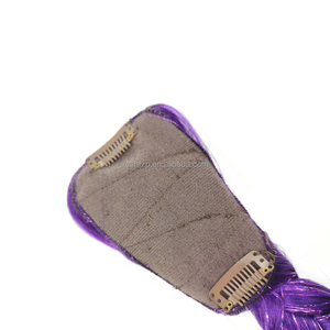 Perruque synthétique <span class=keywords><strong>de</strong></span> cosplay <span class=keywords><strong>de</strong></span> 24 pouces, <span class=keywords><strong>queue</strong></span> <span class=keywords><strong>de</strong></span> <span class=keywords><strong>cheval</strong></span> Skpop violette, rouge clair, violet foncé, bouche <span class=keywords><strong>de</strong></span> tigre, paillettes, clip à cheveux, <span class=keywords><strong>queue</strong></span> <span class=keywords><strong>de</strong></span> <span class=keywords><strong>cheval</strong></span> - Product Image 5