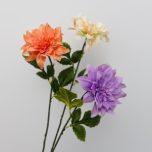 Dahlia <b>Artificial</b> <b>Flowers</b> 60cm Wedding Home Decor Table <b>Arrangements</b> Simulated Floral Display - Product Image 2