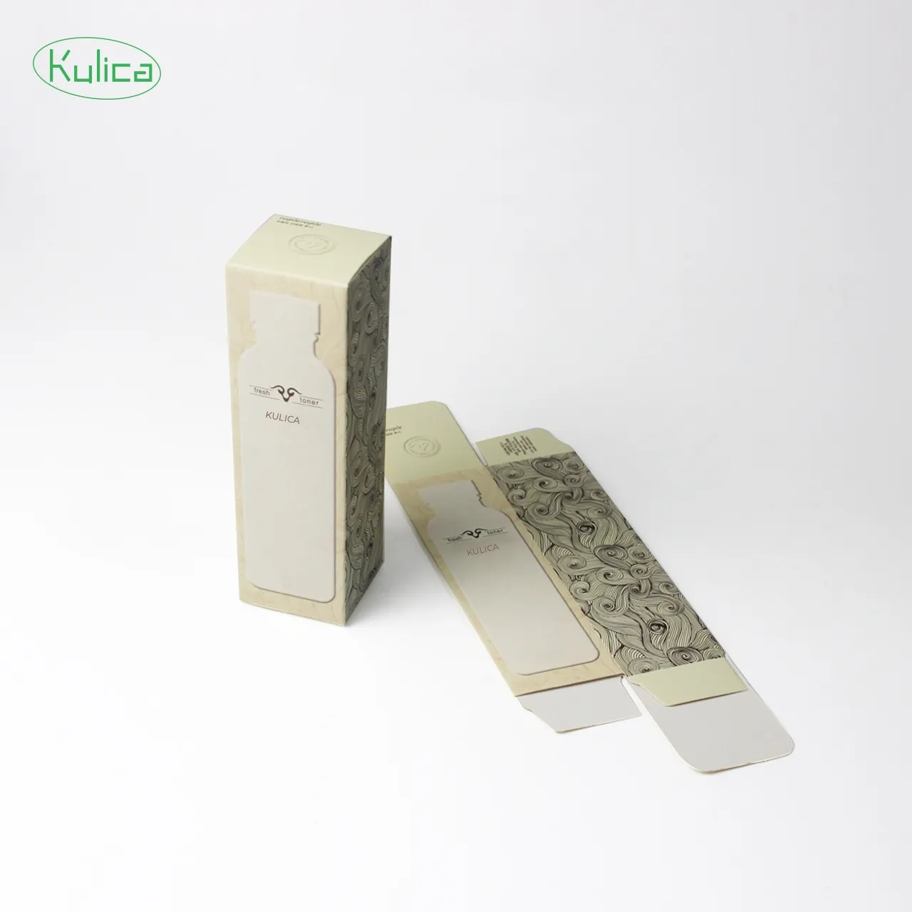 KULICA Custom Logo Printed Personalized Makeup Cosmetic Lip Gloss Skin Care Packaging Box Cosmetic Box