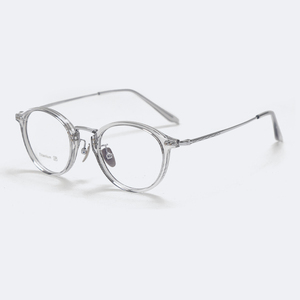 <span class=keywords><strong>Lecool</strong></span> T-18276 Montura de Gafas Ópticas de Titanio Ovaladas con Puntos, Duraderas, para Uso Diario - Servicio OEM/ODM - Product Image 5