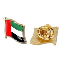 Эмалевая булавка на заказ от производителя Oman Qatar Uae, сувенирная булавка на национальный день, значок и значок, флаг страны, мягкая жесткая эмалированная булавка на заказ
