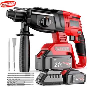 <span class=keywords><strong>Martillo</strong></span> Perforador Rotatorio Inalámbrico Compatible con Batería de 18v, <span class=keywords><strong>Martillo</strong></span> Perforador SDS-Plus sin Escobillas con Embrague de Seguridad para Concreto - Product Image 1
