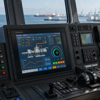 Moniteur marin IP67 robuste, écran tactile pour bateau, panneau PC industriel étanche
