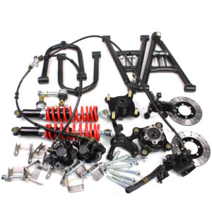 350Mm Voorwielophanging Schokdraaiarm Bovenarm Stuuras Met Rempomp Wielnaven Voor Diy <span class=keywords><strong>Atv</strong></span> Buggy - Product Image 2