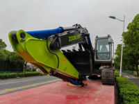 Excavator Crawler Zoomlion China 21,5 ton ZE215G ZE245G 21500kg dengan Performa Baik untuk Pemotongan Pohon/konstruksi, Dijual