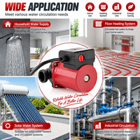 Pompe à eau circulante en acier inoxydable à faible bruit pour usage domestique, haute efficacité, pour chauffage résidentiel, OEM Ruitian
