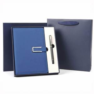 Custom logo Promotional <b>Notebook</b> Gift 2pcs <b>Set</b> Corporate Business Gifts <b>Set</b> for Executives Men - Product Image 1