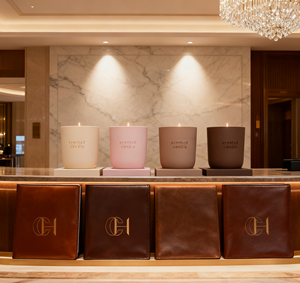 Barattolo per Candele in Ceramica C&H |   Contenitore per Candela Profumata Opaco Multicolore con Design Tipografico - Product Image 6