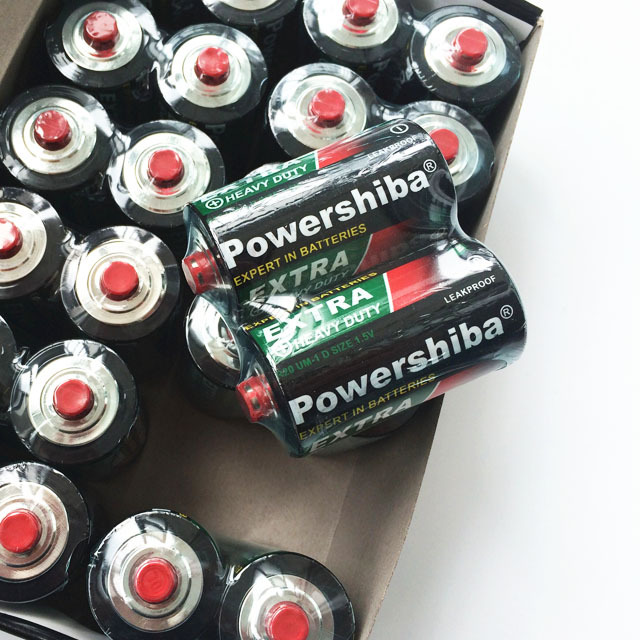 Super Um-1, R20p, D Size 1.5V Heavy Duty Wholesale Tiger Head Battery