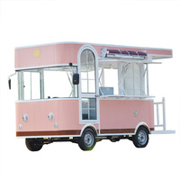 Piste d'alimentation électrique personnalisée, voiture de décrochage, voiture électrique à quatre roues, voiture-restaurant multifonctionnelle, piste alimentaire mobile