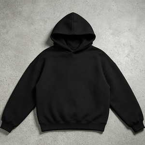 Custom French Terry Pullover Hoddie 400 450 500 600Gsm Heavyweight <strong>Hoodie</strong> 100 Cotton Box Cropped 450gsm Cotton Hoodies for Men - Product Image 1