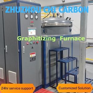 Fourneau de graphitisation par induction haute performance pour film de graphite à conductivité thermique élevée utilisé <span class=keywords><strong>dans</strong></span> <span class=keywords><strong>l</strong></span>'<span class=keywords><strong>électronique</strong></span> grand public - Product Image 1