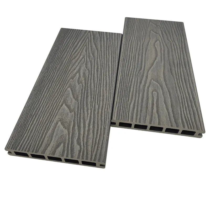 GMT dek komposit plastik kayu ramah lingkungan Decking luar ruangan